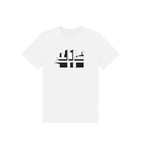 White Printed Kids T-Shirt