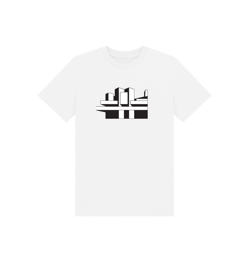 White Printed Kids T-Shirt