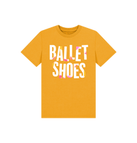 Mustard Printed Kids T-Shirt Front