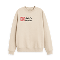 Oat Printed Sweater Front