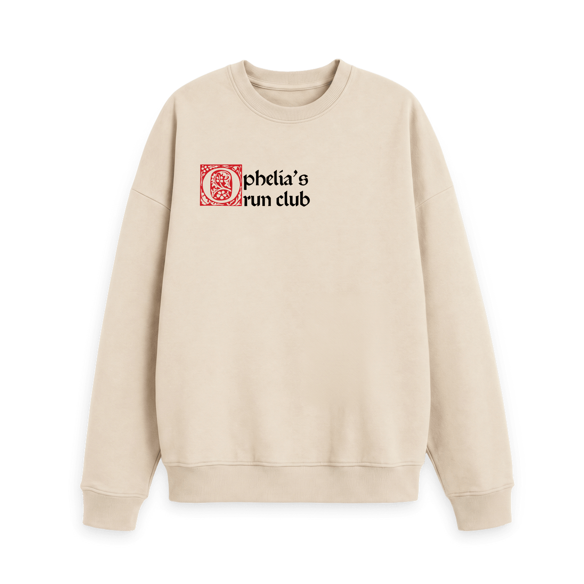 Oat Printed Sweater Front