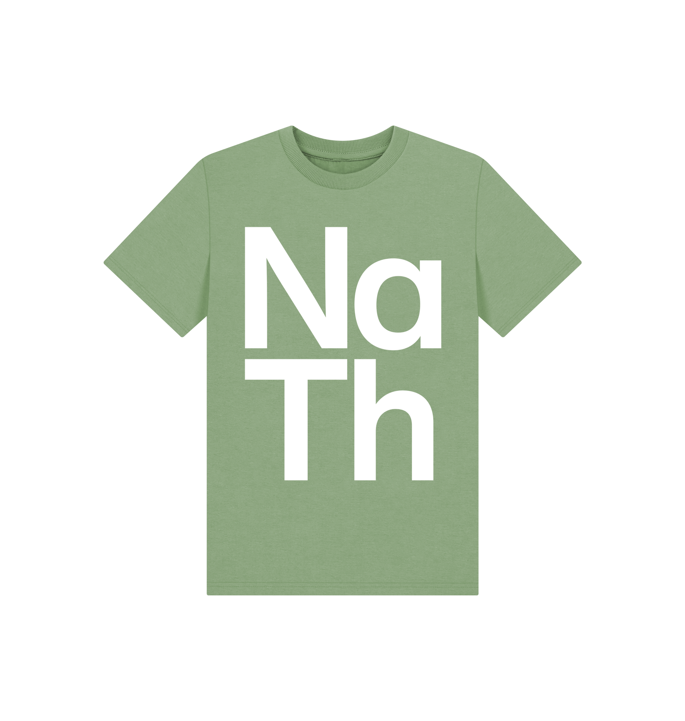 Sage Printed Kids T-Shirt Front