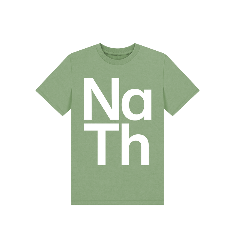 Sage Printed Kids T-Shirt Front