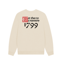 Oat Printed Sweater Back