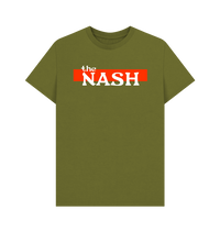 Moss Green Printed T-shirt Front