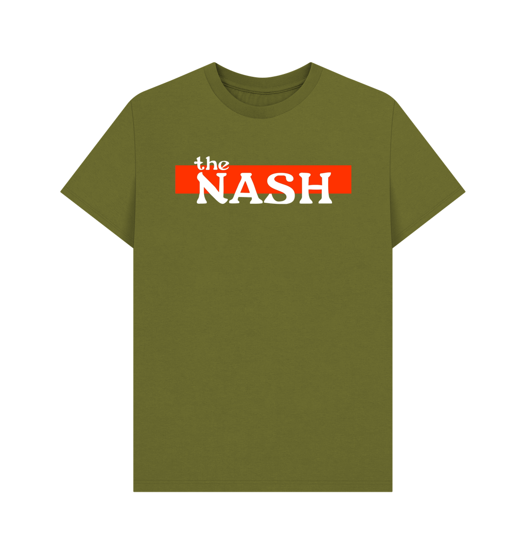 Moss Green Printed T-shirt Front
