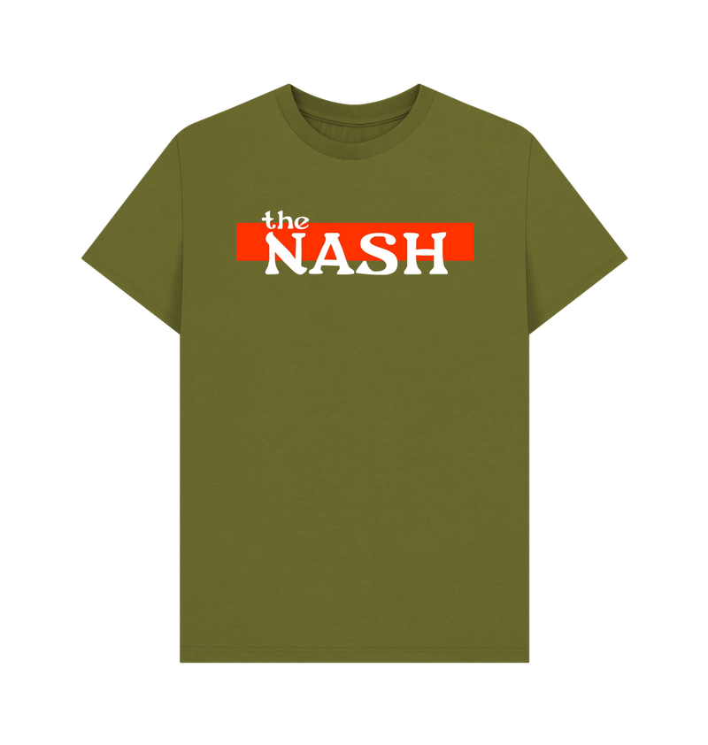 Moss Green Printed T-shirt Front