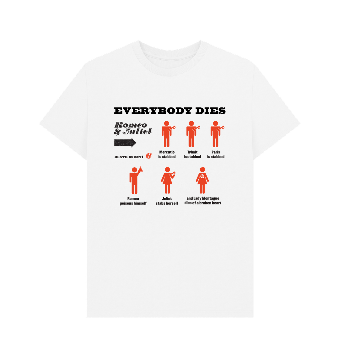 White Printed T-shirt Front