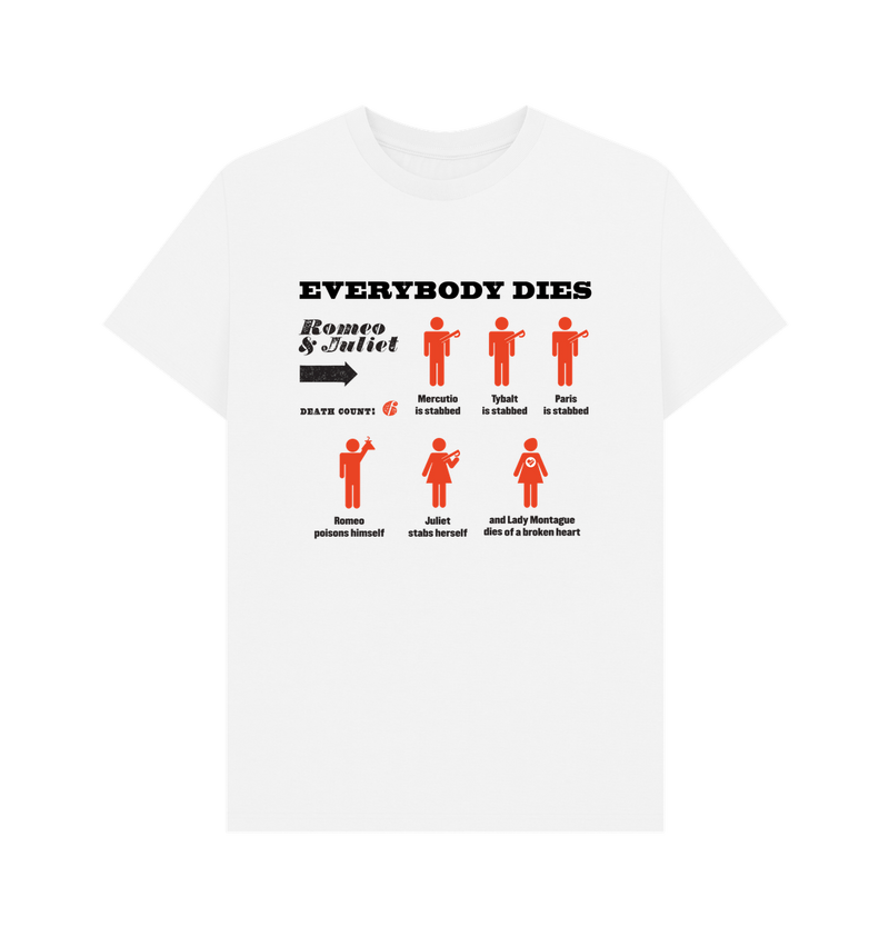 White Printed T-shirt Front