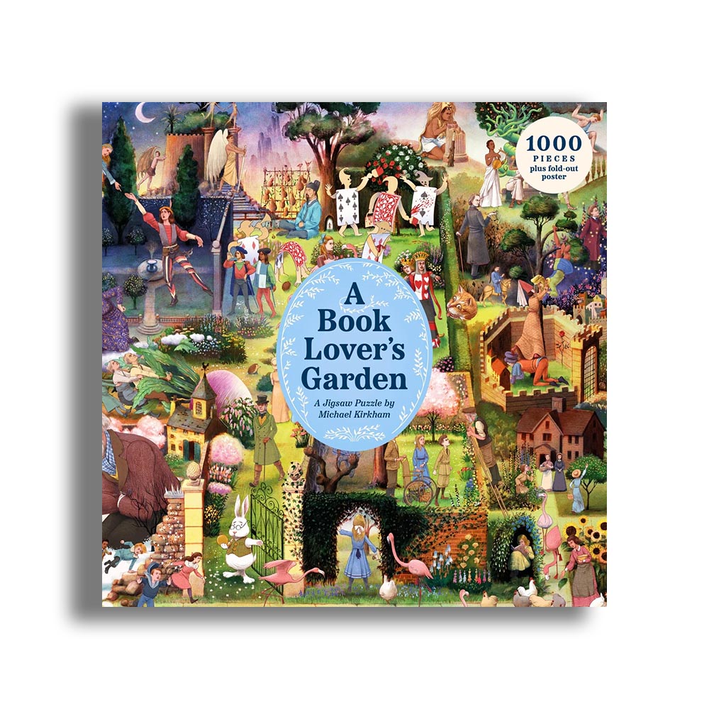 A Book Lover's Garden: A 1000-piece Jigsaw Puzzle