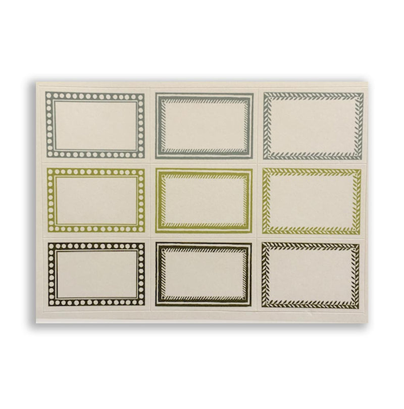 Self-Adhesive Labels - Green