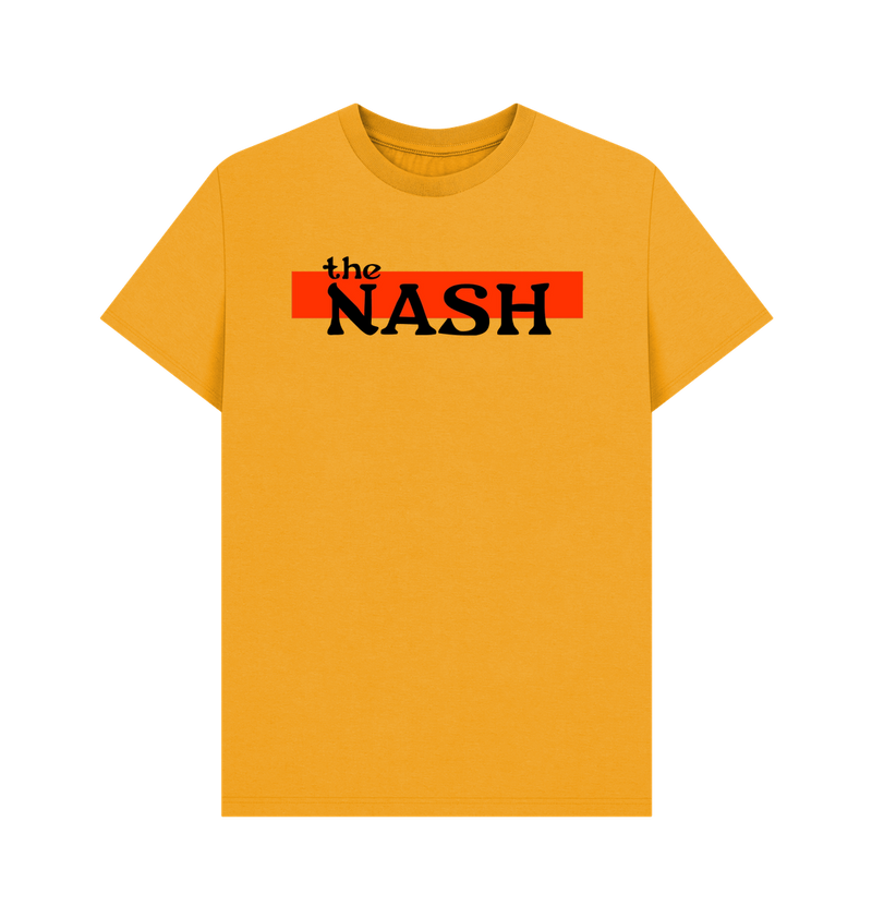 Mustard Printed T-shirt Front