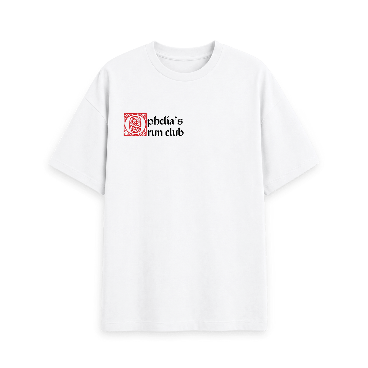 White Printed T-shirt Front
