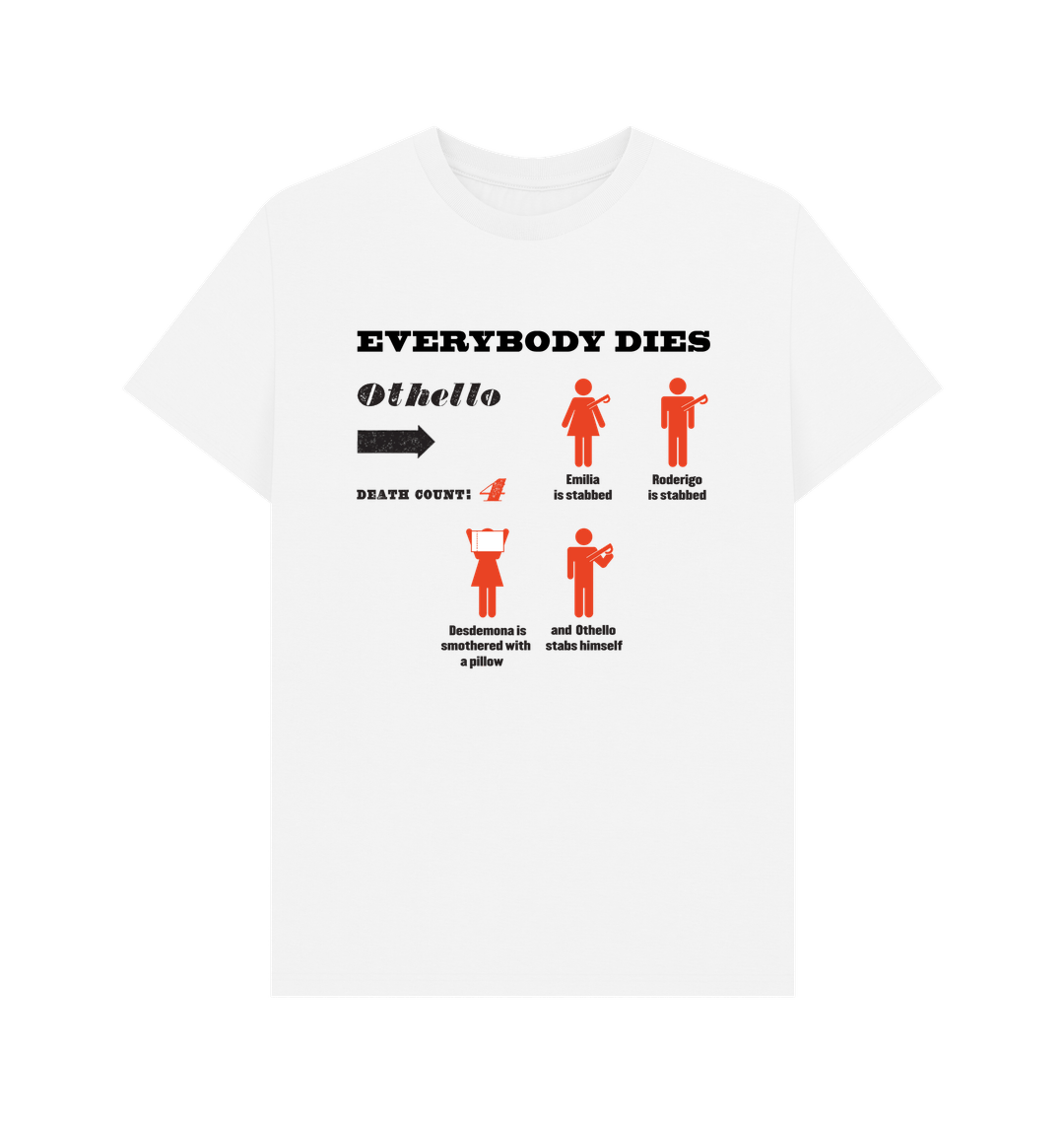 White Printed T-shirt Front