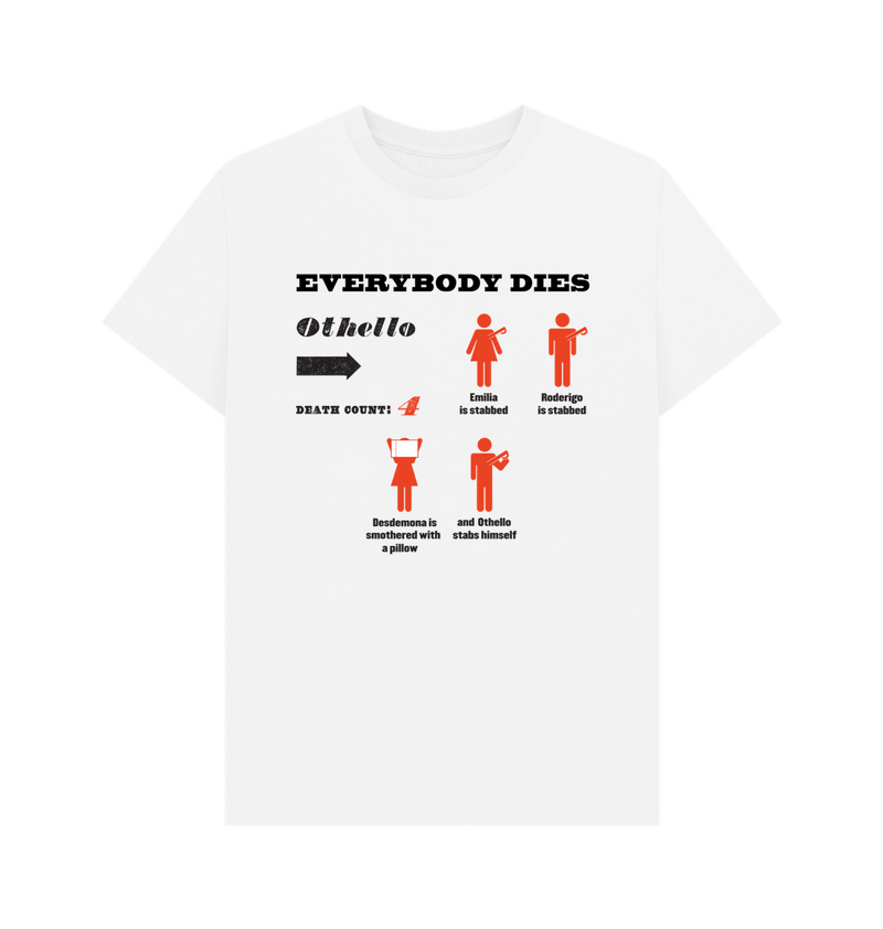 White Printed T-shirt Front