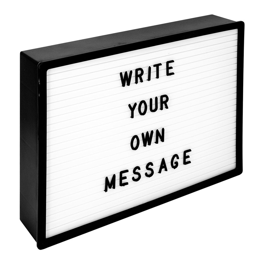 Light up letter board discount