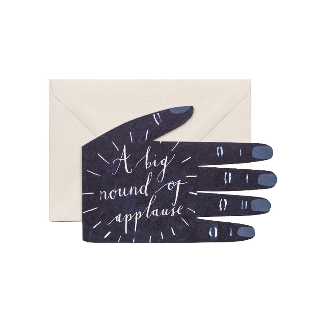 A Big Round of Applause Greetings Card