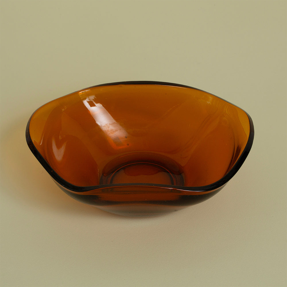 Anna - Amber Glass Bowl