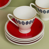 Anna - Red Coffee Set