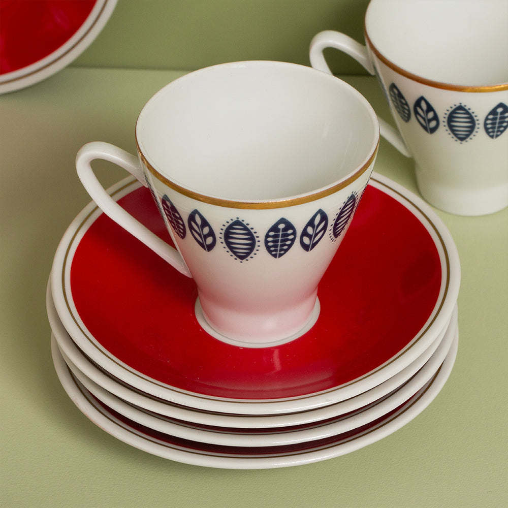 Anna - Red Coffee Set