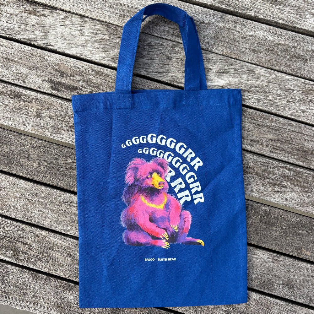 Baloo Grr Blue Tote Bag