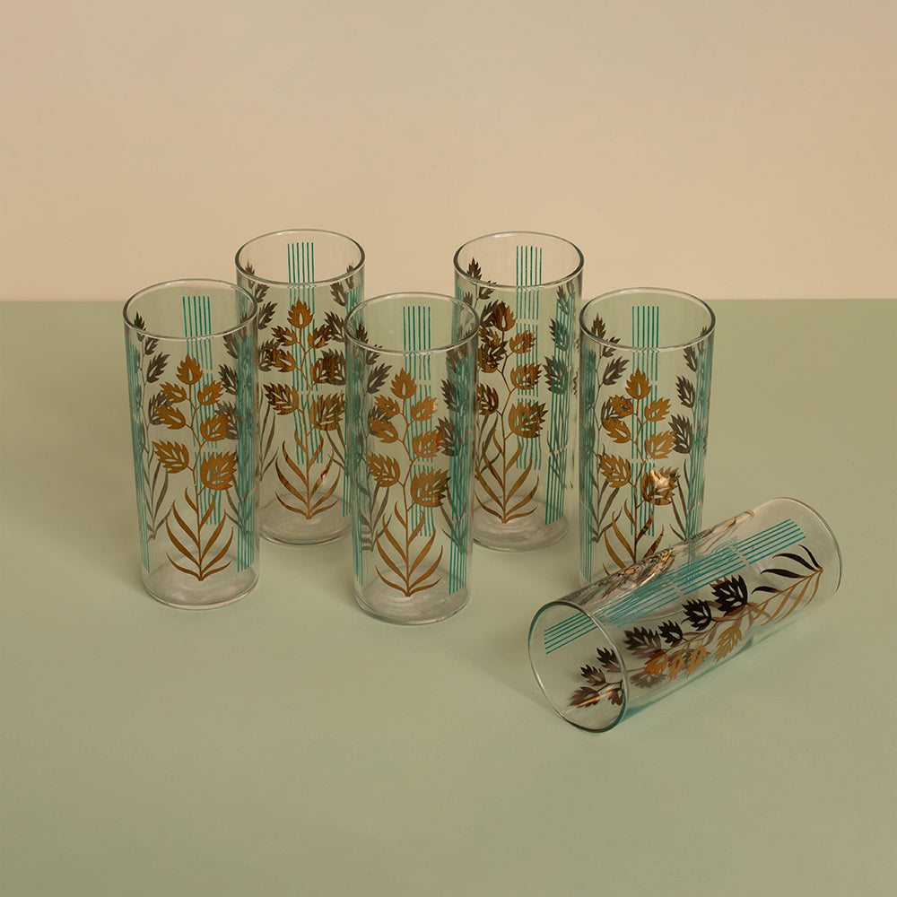 Anna - Blue and Gold Glasses