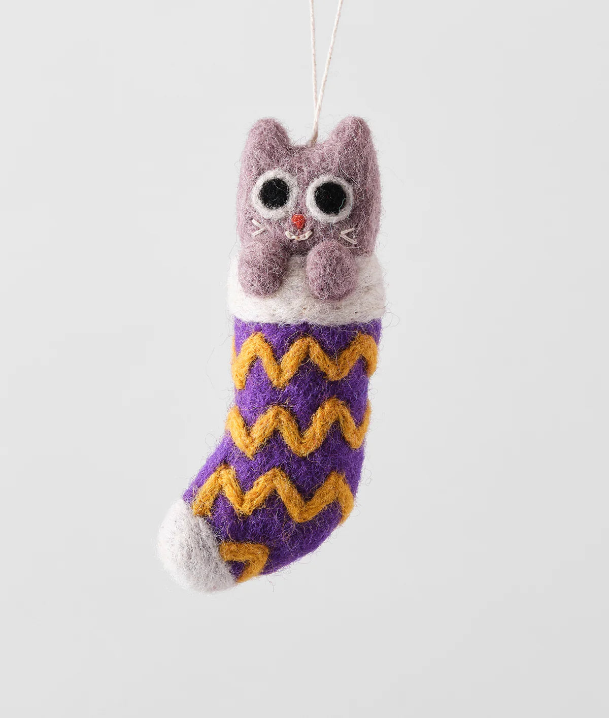 Cat Stocking Felt Decoration