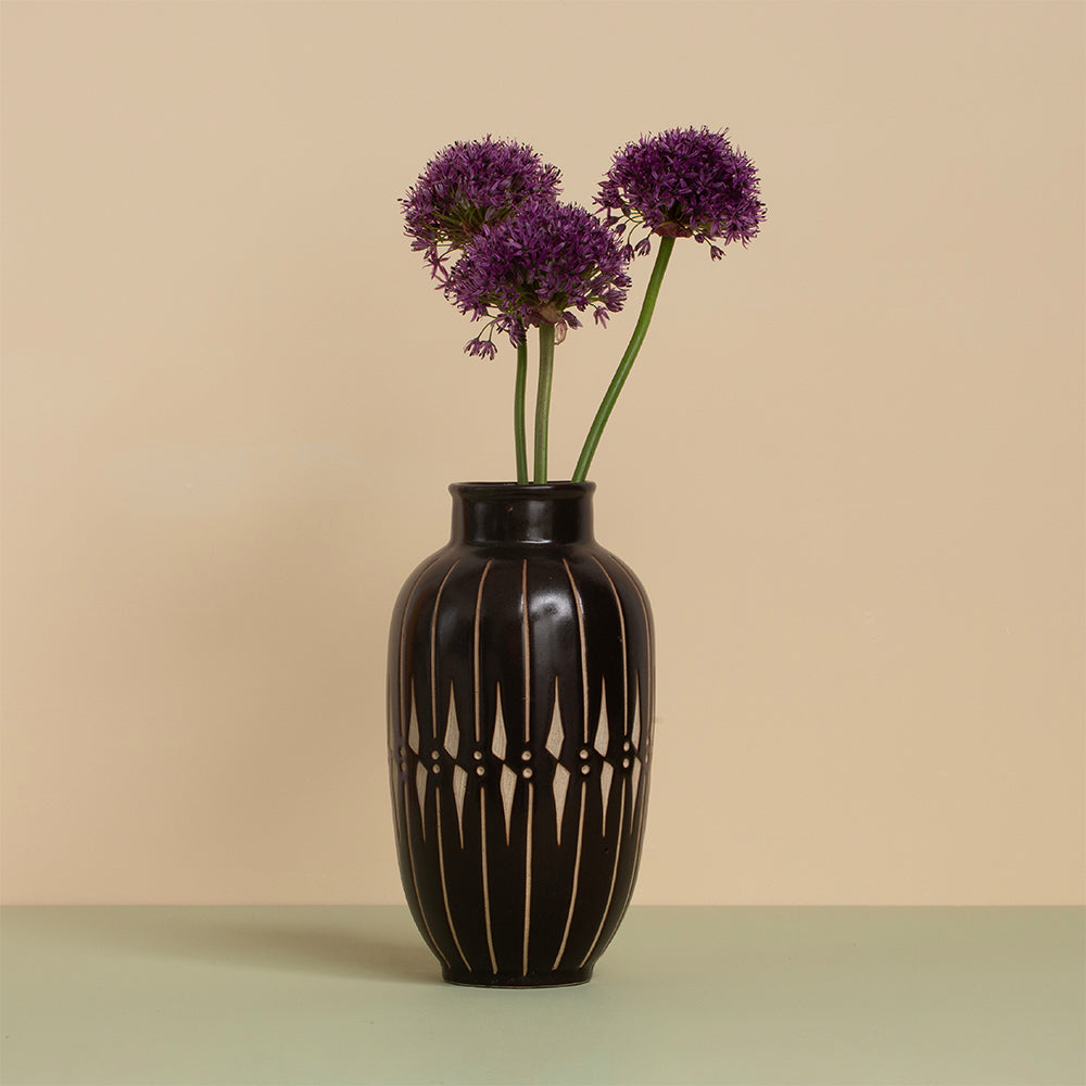 Anna - Ceramic Sgraffito Vase