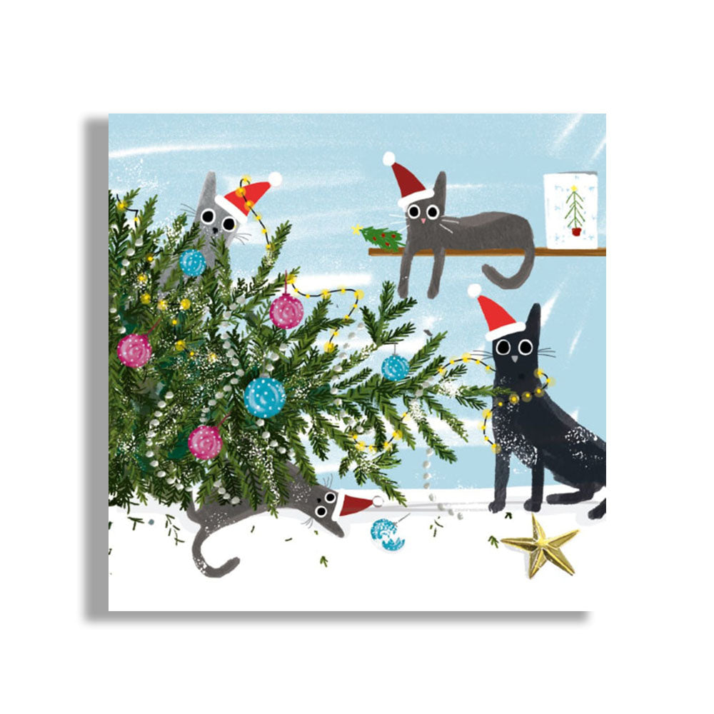 Christmas Cat-Astrophe Cards - Pack of 8