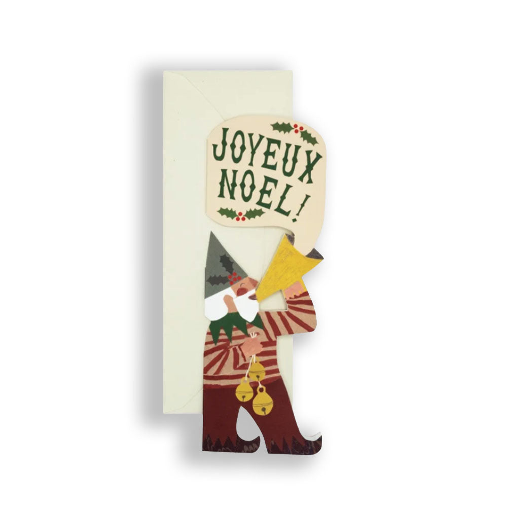 Christmas Elf Grandad Greetings Card