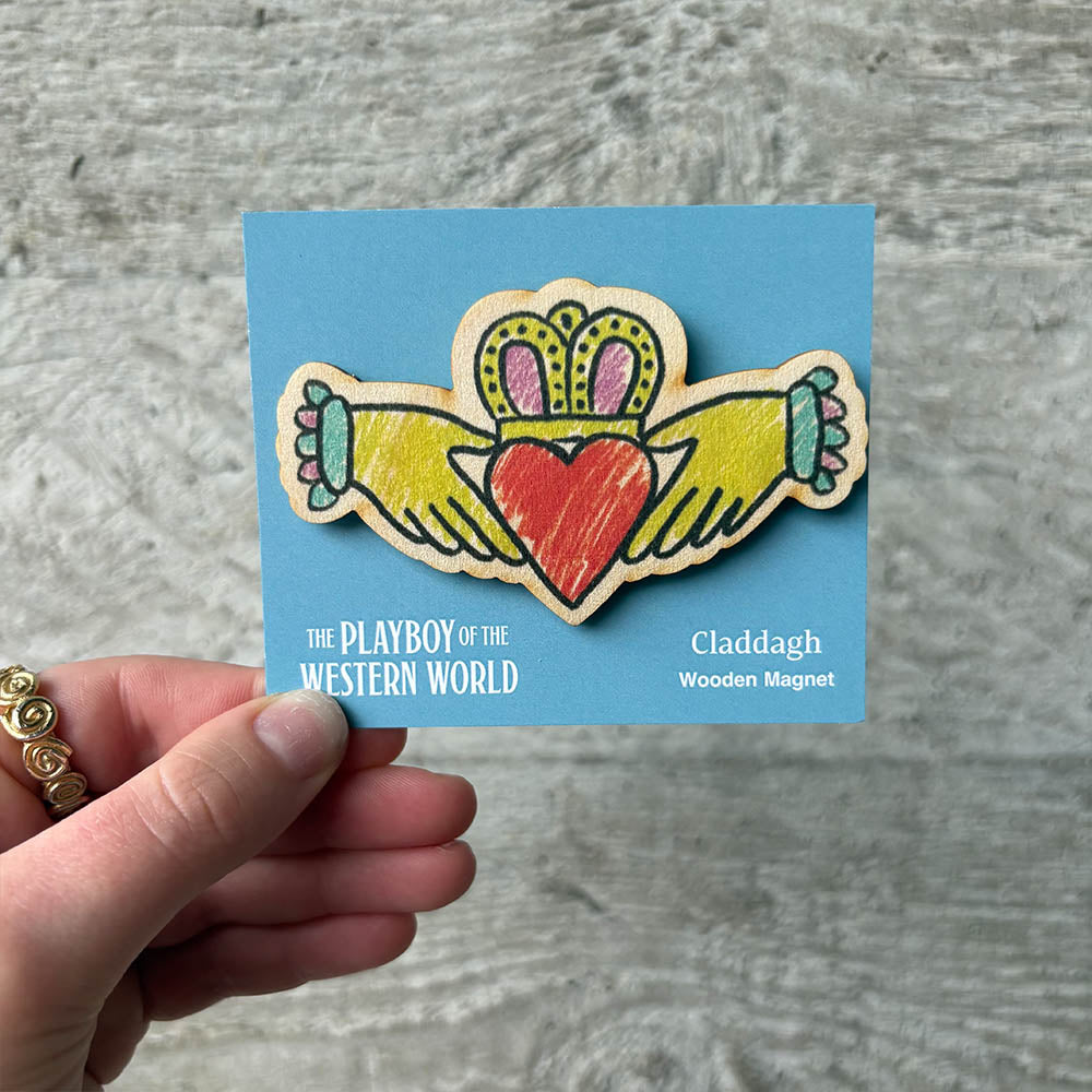 Claddagh Wooden Magnet