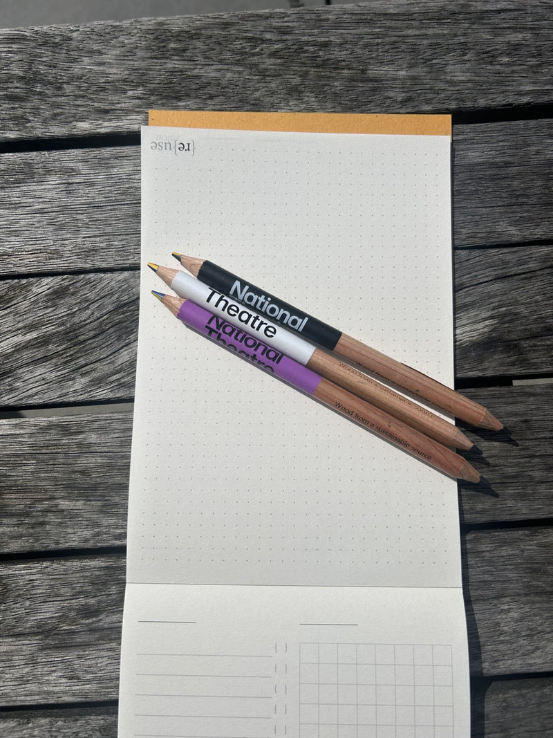 National Theatre Duo Pencil - White