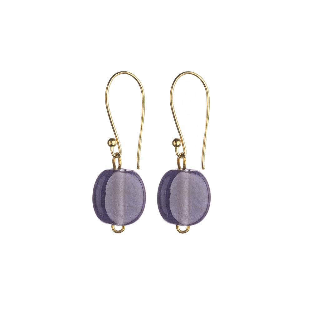 National Theatre Purple Bead Earrings