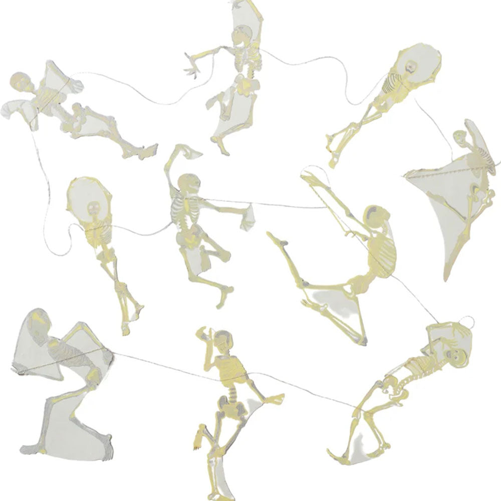Dancing Skeletons Sewn Garland