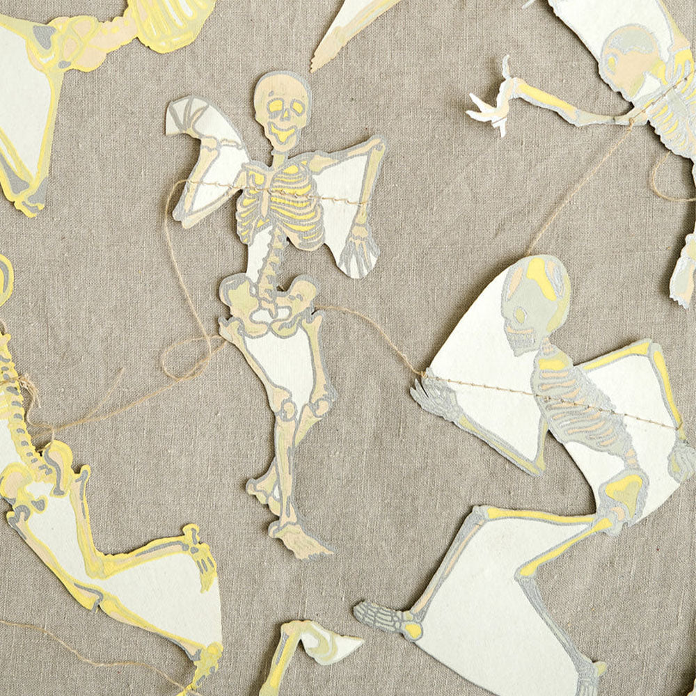 Dancing Skeletons Sewn Garland