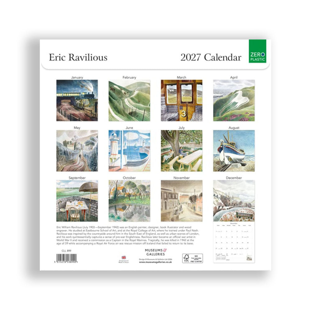 Eric Ravilious Calendar 2027