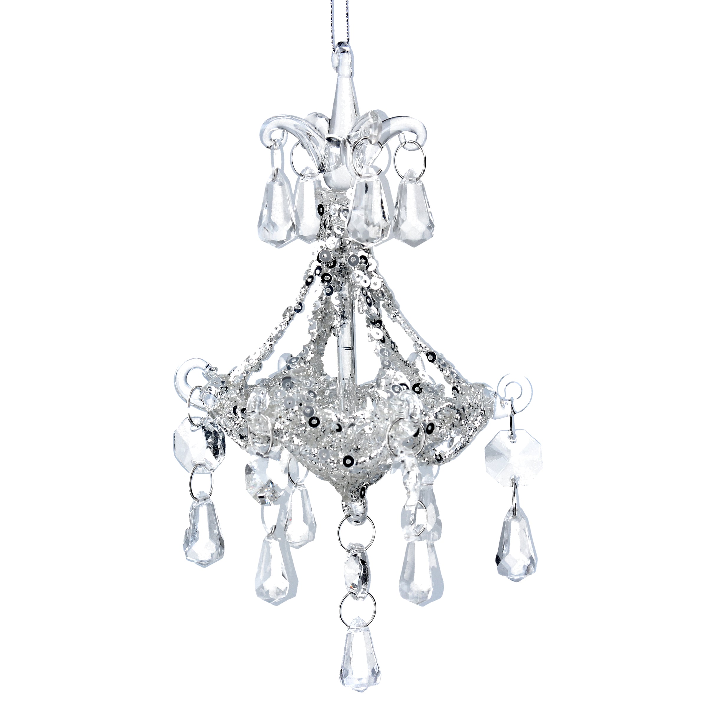 Glass Chandelier Decoration