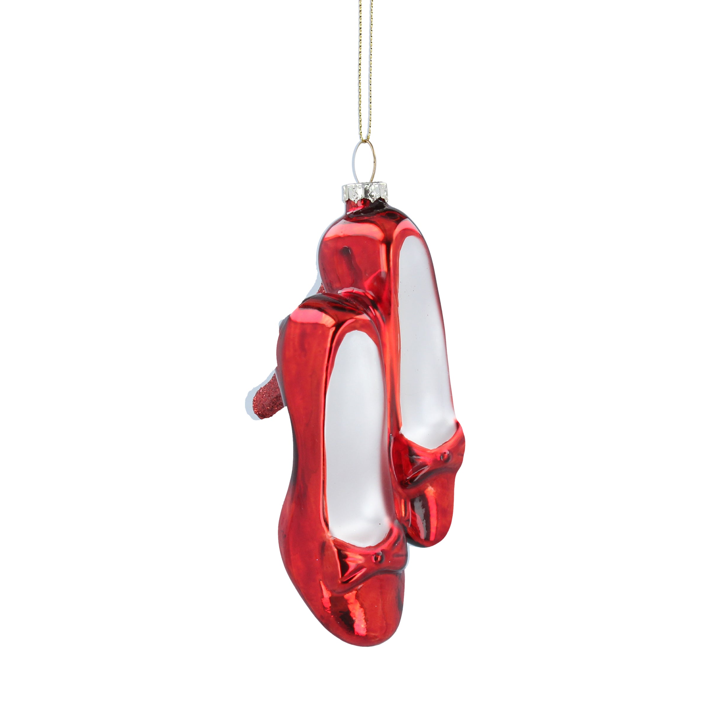 Glass Red Ruby Stilettos Decoration