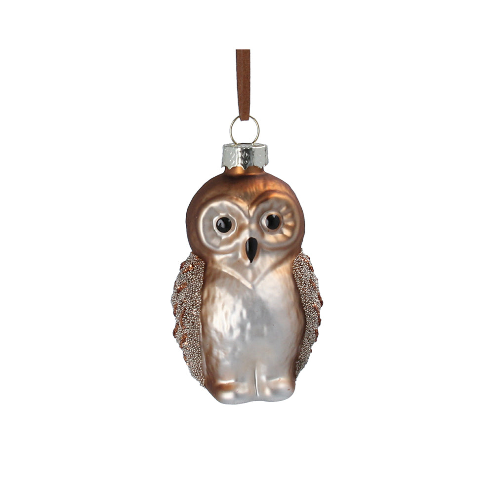 Glass Owl Decoration