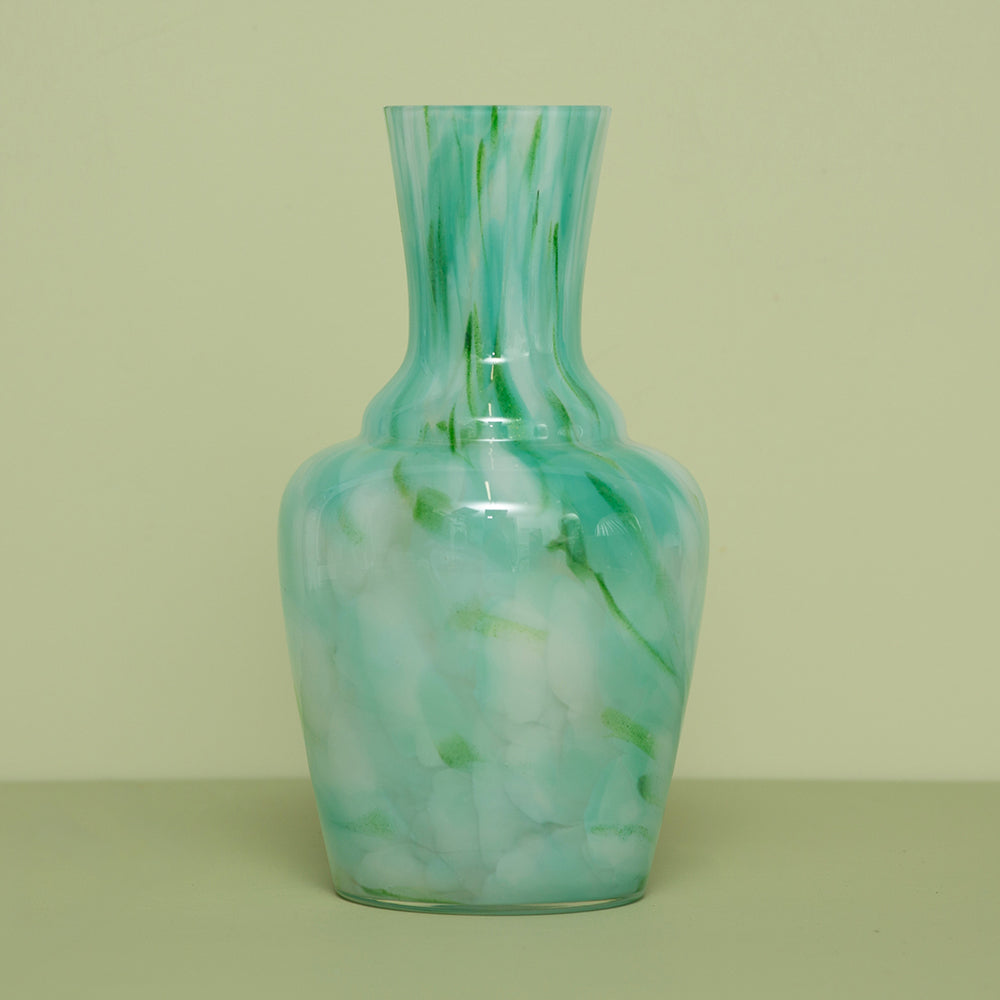 The House of Bernarda Alba - Glass Turquoise Vase