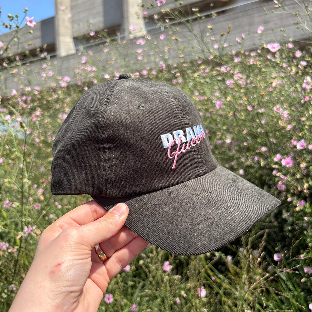 Drama Queen Green Cord Cap