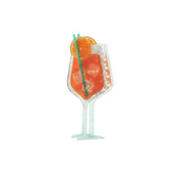 Hair Claw Clip - Aperitivo Spritz