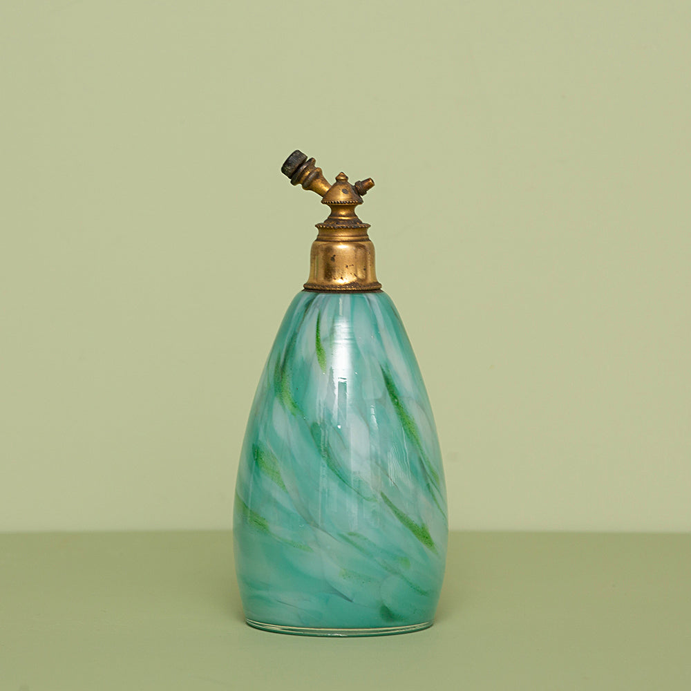 The House of Bernarda Alba - Glass Turquoise Perfume Bottle