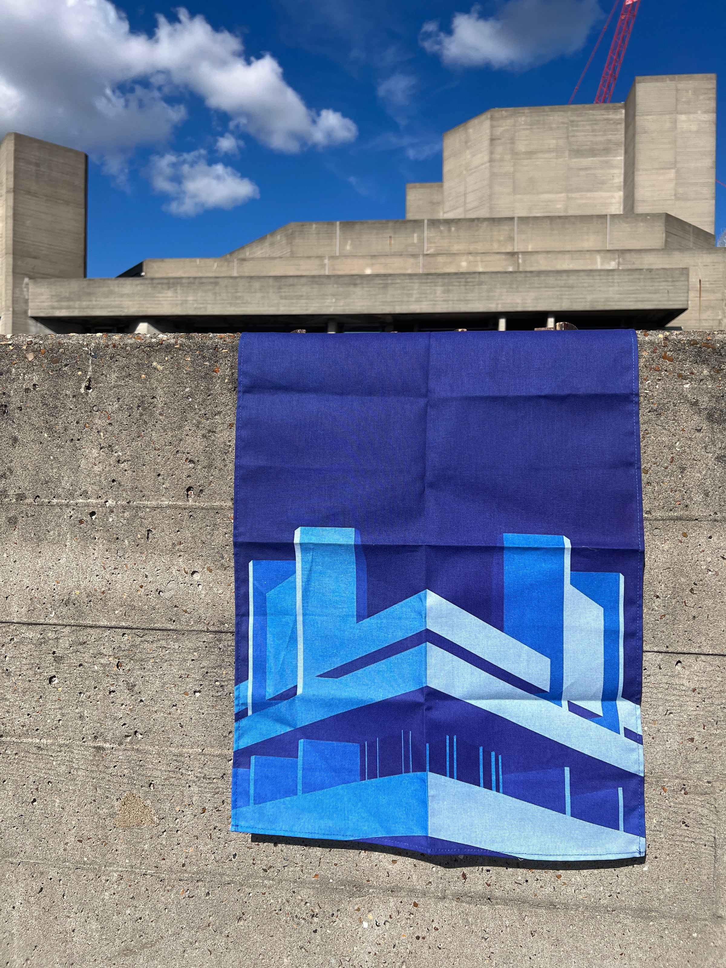 Cyanotype Tea towel