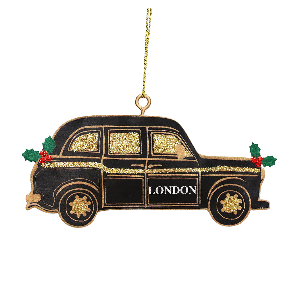 London Taxi Tin Decoration