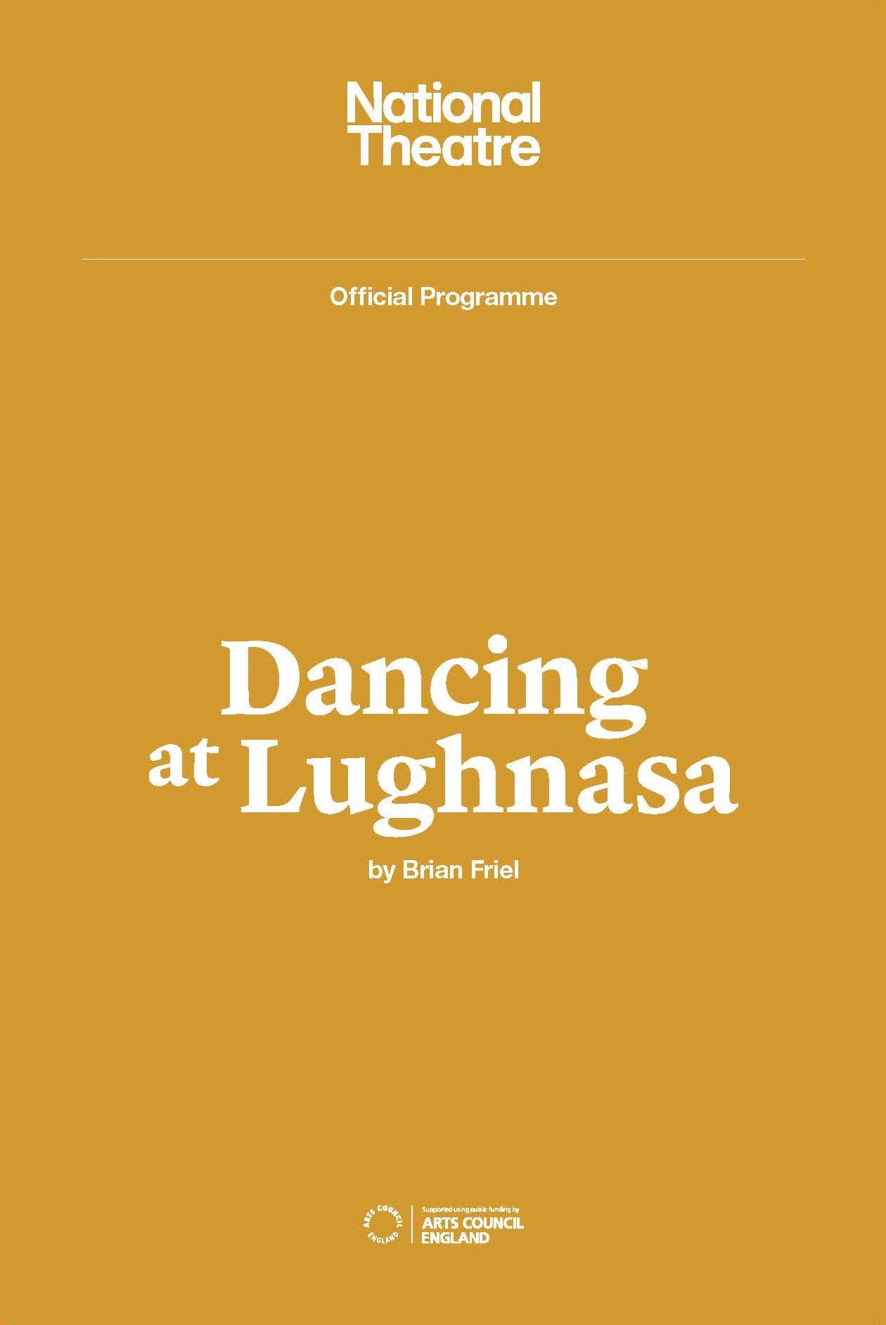 Dancing at Lughnasa Programme