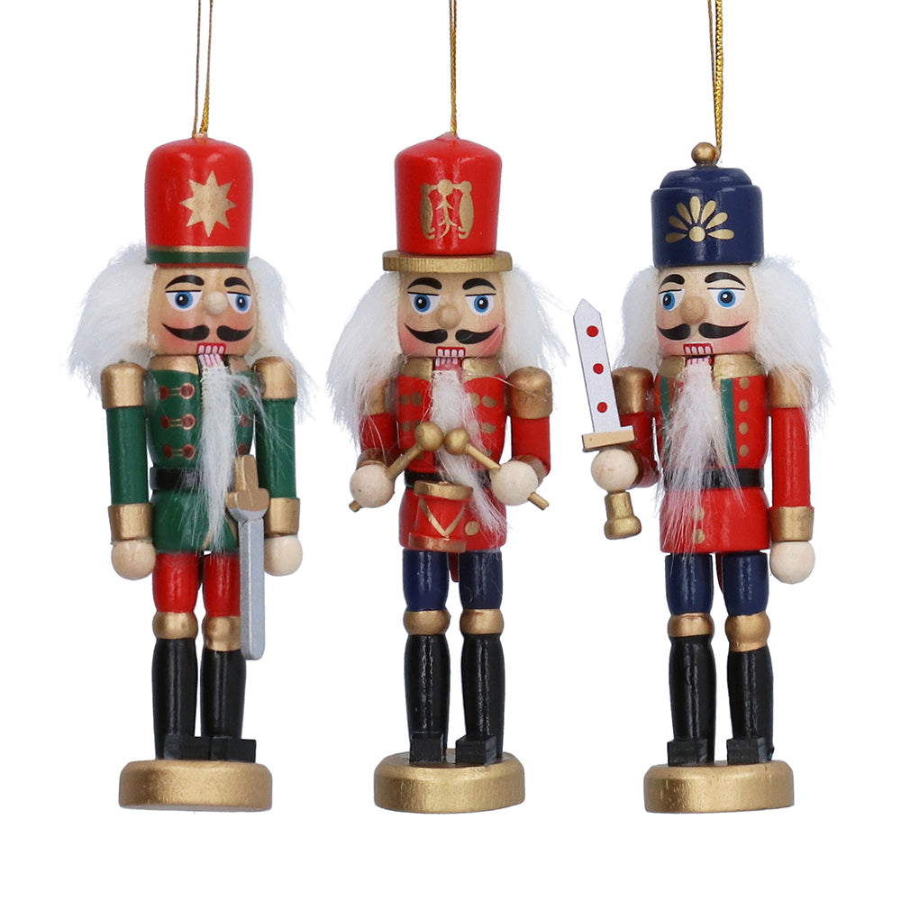 Wood Nutcracker Decoration