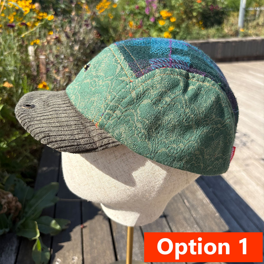 Upcycled Costume Fabric Caps - The Playboy of the Western World