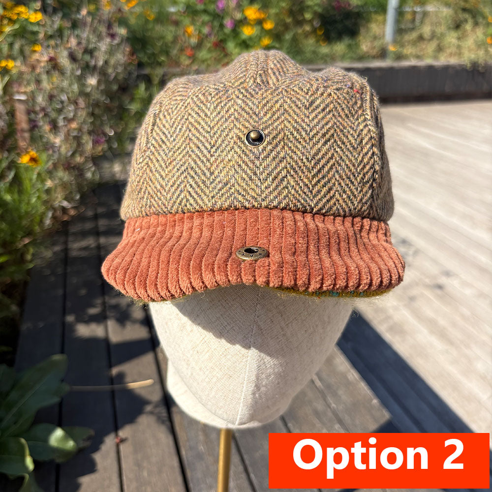 Upcycled Costume Fabric Caps - The Playboy of the Western World