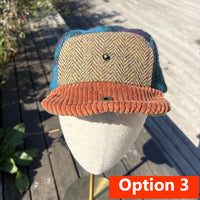 Upcycled Costume Fabric Caps - The Playboy of the Western World